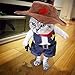 Meihejia Halloween Costume for Cat and Small Dog, Funny Cowboy Costume Hat Suit - L