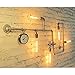 KINGSO Vintage Edison Bulbs 60W Tubular Nostalgic Filament Incandescent Antique Dimmable Light Bulb for Home Light Fixtures E27 Base T30 110V Length of 7.28 inches - 2 Pack