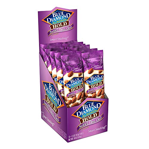 Blue Diamond Almonds, Bold Sweet Chili Thai Flavored Snack Nuts, Single
