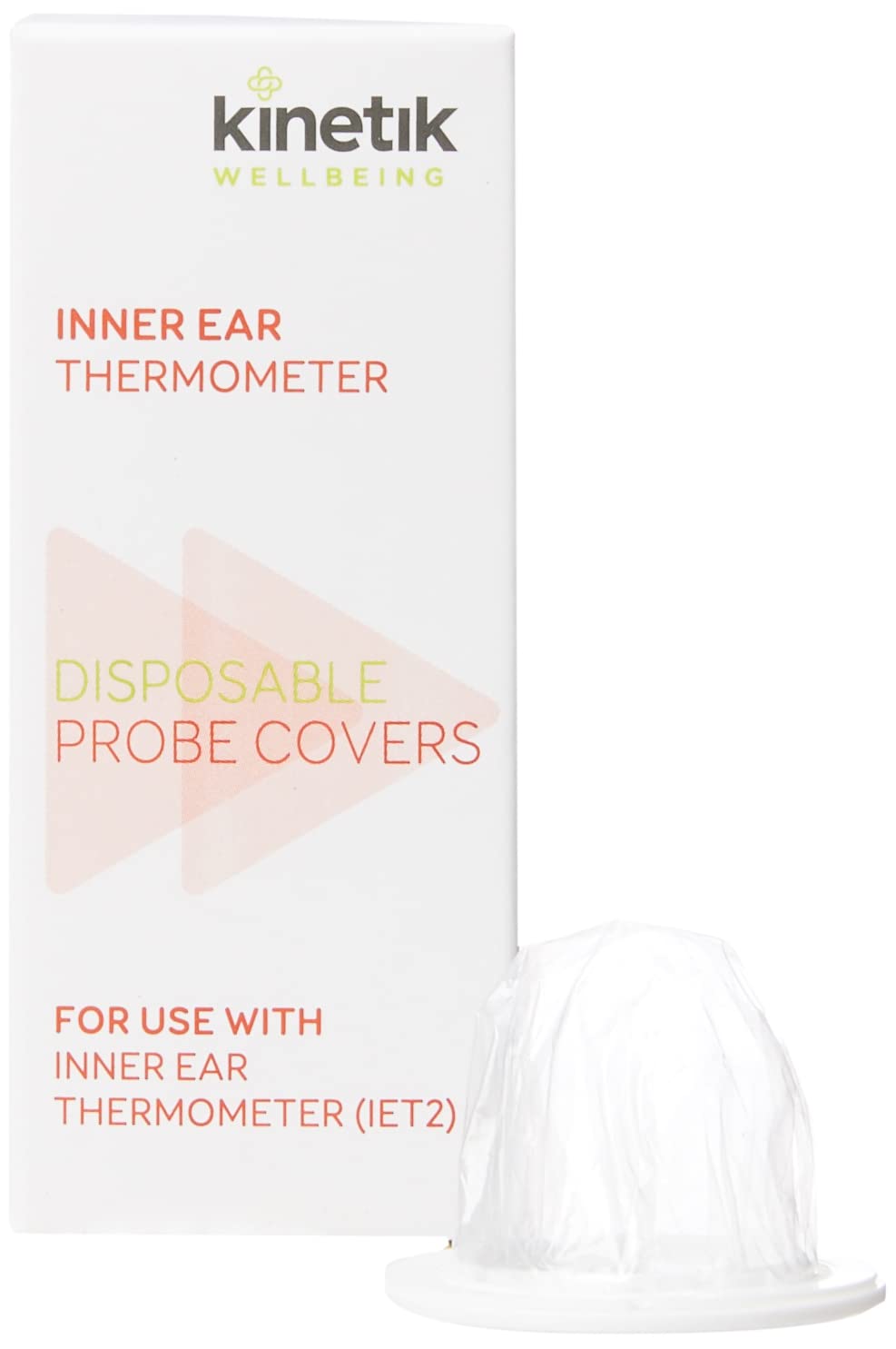 Kinetik Wellbeing Disposable Inner Ear Thermometer Probe Covers - Pack of 20 Caps – Disposable Ear Thermometer Covers - Developed in Association with St John Ambulance