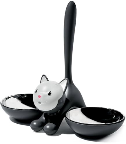 ALESSI アレッシィ LULA ドッグボウル/ブラック AMMI19 B Pet Supplies : Alessi AMMI19 B Lula' Dog Bowl, Black, Black