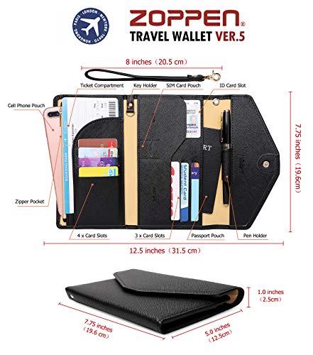 6 Zoppen+Passport+Blocking+Multi+purpose+Organizer
