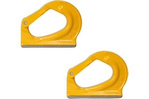 Mytee Products (2 Pack) 10 Ton Grade 80 Weld On Anchor Hook for Wrecker, Crane, Tractor, Rigging, Lifting - 22000 lbs Working Load Limit