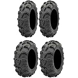 Full set of ITP Mud Lite XL 26x9-12 and 26x10-12 ATV Tires (4)