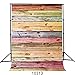 SJOLOON 5x7ft Colorful Wood Wall Photography Backdrop Vinyl Background Colors Wooden Floor Studio Props 10313
