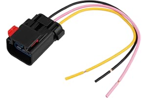 YINETTECH 3-Wire Car Engine Oil Pressure Sensor Pigtail Connector 4921517 904-5050 18cm Compatible with C-ummins ISX ISM Engi
