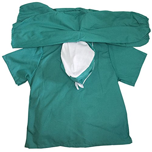 TopTie 4 Sets Kids' Role Play Costume Doctor Surgeon Police Officer Fire Chief - Image 5