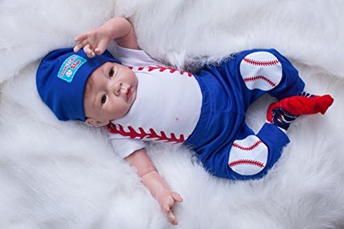 ZELY Lifelike Reborn baby dolls boy 19 inch 49cm Soft Silicone Vinyl magnetic Newborn babies dummys Toys Birthday Gifts