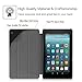 Fintie Slim Case for Amazon Fire 7 Tablet (Previous Generation - 7th, 2017 Release), Ultra Lightweight Slim Shell Standing Cover with Auto Wake/Sleep, Black