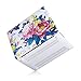 Coldel MacBook Pro Retina 13 Case Floral Pattern Rubberized Hard Case and Keyboard Cover for MacBook Pro 13.3
