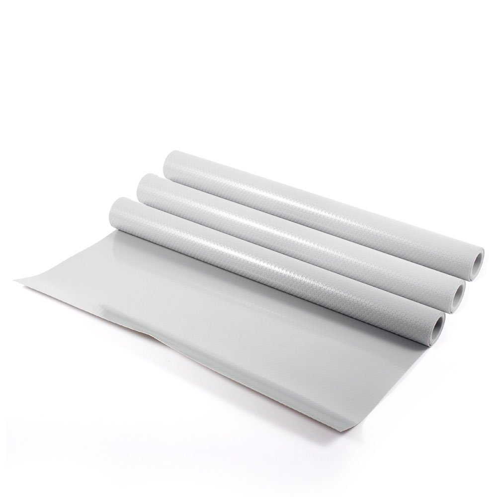 3 Rolls DIY Washable Drawer Liner, Antimildew Antibacterial Nonslip