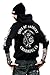 Sons of Anarchy SOA Full CA Backprint Zip Hood (Black), X-Large