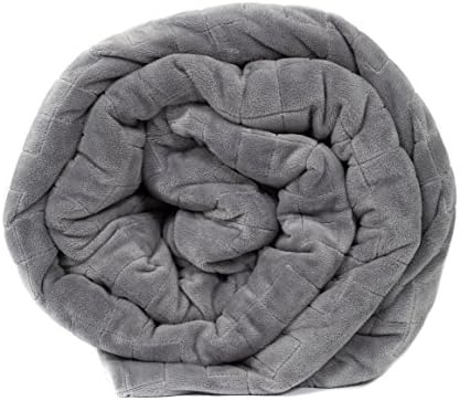Weighted Blanket | 15LB | 48"x78" | INCLUDES Removable Washable Cover | Amazing for Decreasing Stress, Anxiety, Restlessness etc. | Sensory Weighted Blanket for Adults | Gravity Technology | Deep Rest