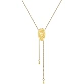 Thalireth Western Cowgirl Hat Necklace for Women Gold Bolo Tie Necklace Adjustable Long Chain Dainty Cowgirl Hat Accessories Y Necklace Trendy Country Jewelry Gifts