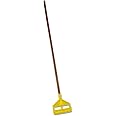 Rubbermaid Commercial Products Invader 54" Wood Wet Mop Handle, Natural, for Professional/Industrial Floor Cleaning, Compatible with 1" Headband Mops for House/Offices/Commercial Environments