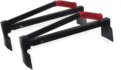 IVhomeshop 2 Pcs Adjustable Brick Tongs D Type Brick Holder 16-29in