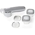 Skip Hop Baby Food Maker, Easy Prep Food Press Set, Grey