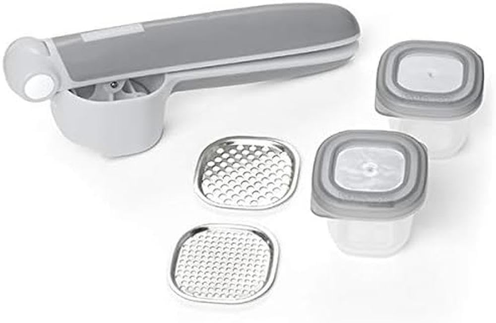 Skip Hop Easy Prep Food Press Grey