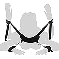 Double Couple BDSMS Bed Restraints Kit Sex Toys Wrist Leg Restraint Straps Hand & Ankle Cuffs Adults Bed Sex Bondage Restrain