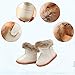 Muxika Winter Baby Girl Cute Waterproof Warm Leather Shoes Martin Boot Outwear (Age:1-2 Years, White)