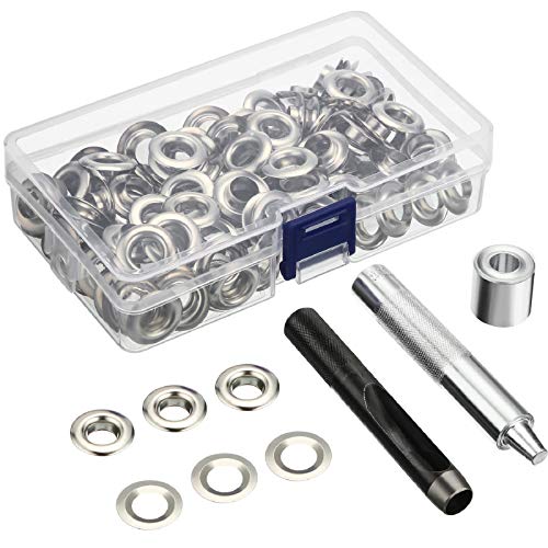 Pangda Grommet Tool Kit, Grommet Setting Tool and 100 Sets Grommets