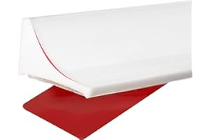 Frantie Water Barrier for Sink, Silicone Self-Adhesive Kitchen Water Splash Guard, Suitable for Shower Dam Water Stopper for Bottom of Frameless Shower Threshold Door Bottom, Bathtub, Countertop