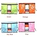 Storage Bag ,IEason Clearance Sale! Storage Organization/Designer Flower Printed Quilt Storage Bags (Blue)