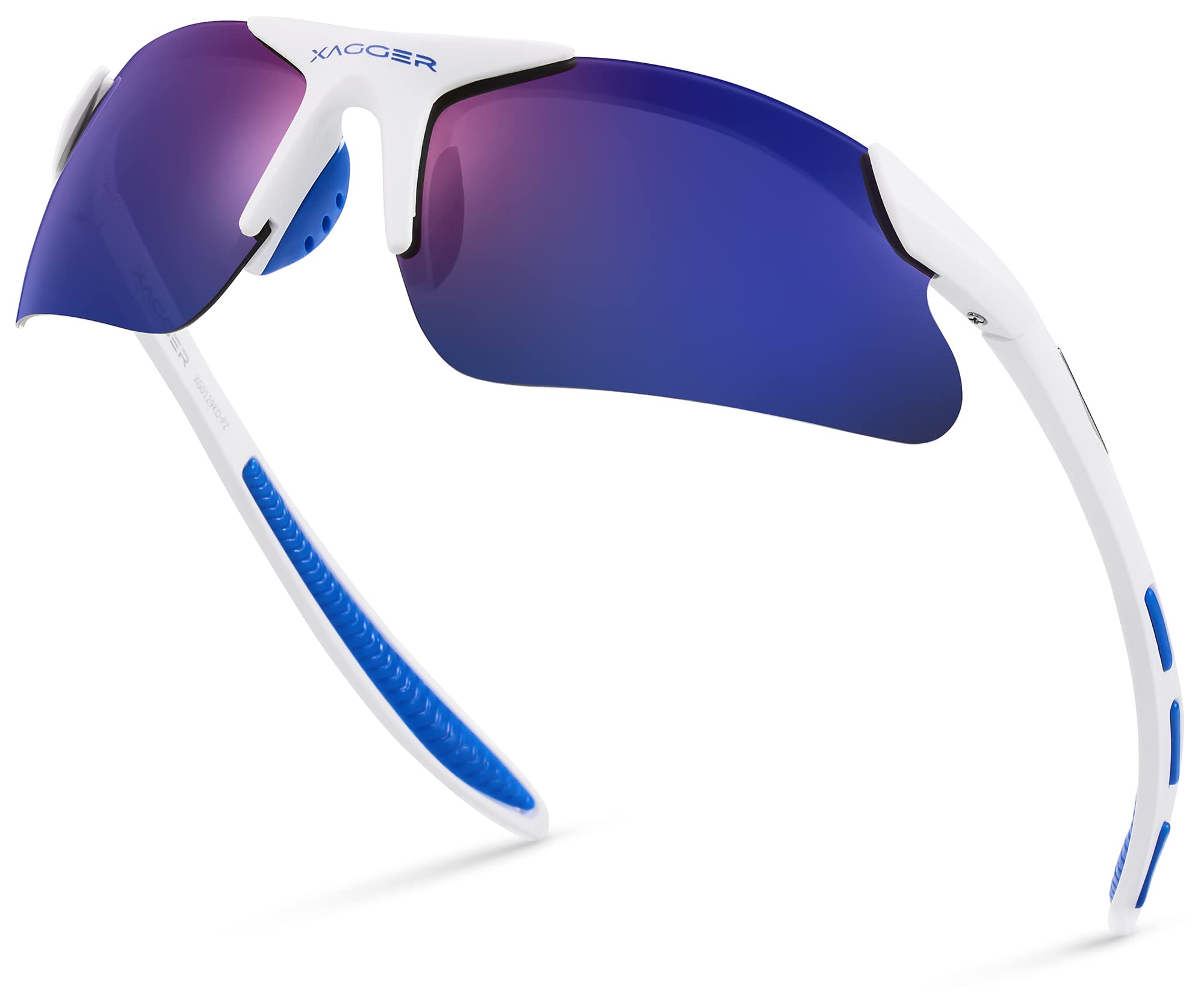 Xagger Kids Youth Polarized Sports Sunglasses for Boys Girls Baseball Softball Glasses TR90 Frame