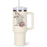 momocici You are Amazing and Strong and Brave 40oz Tumbler Gifts for women.Encouragement Inspirational Gifts for Women.Birthday Christmas Gift for Women.