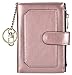 Womens Wallets RFID Small Compact Bifold Leather Card Holder Zip Pocket