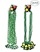 Moon Boat 18PCS St. Patrick's Day Shamrock Necklace Clover Green Bead Party Favors Irish Beer Decorations Supplies