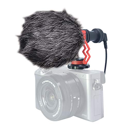 Mcoplus VM-D02 Camera Microphone, External Shotgun Video Microphone for Smartphone,Canon, Nikon, Sony Cameras and Camcorders