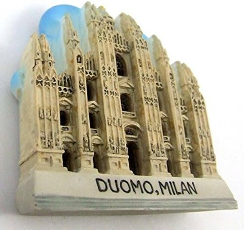 Duomo cathedral Milan Souvenir Fridge Magnet Toy Set 3D Resin Collection