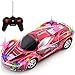 Toysery Remote Controlled Racing Car Toy for Kids - RC Sports Car Toy with Awesome Flashing LED Lights & Music - 1:24 Scale Electric RC Race Car with Flexible Antenna (Colors May Vary)