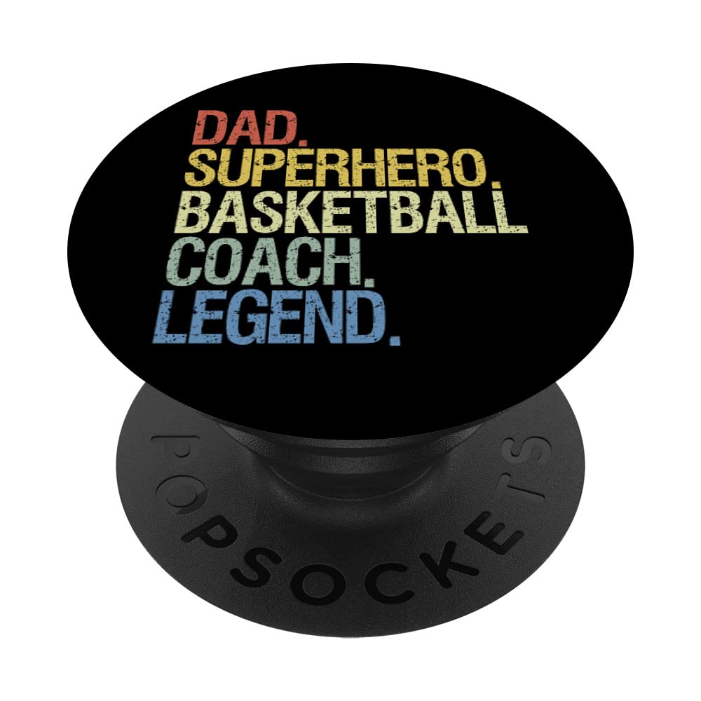 Basketball coach dad PopSockets Swappable PopGrip