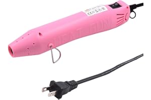 mofa Resin Heat gun,6.6ft Cable 300W Hot Air Gun for Crafting,Acrylic Paint Dryer Multi-Purpose Electric Heating Nozzle (Pink)