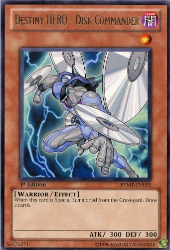 Yu-Gi-Oh! - Destiny HERO - Disk Commander (RYMP-EN035) - Ra Yellow Mega-Pack - 1st Edition - Rare