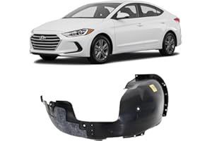 FITRITE AUTOPARTS FITRITE AUTO PARTS New Front Right Passenger Side Fender Liner For 2017-2018 Hyundai Elantra Sedan Made Of PP Plastic, Injection Molded With Insulation Foam, Sedan Model, USA Built Models HY1249161