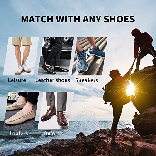 Youerls Sport Socks Men Cushioned Casual Crew Socks Thick Socks Cotton Work Socks for Men Women Breathable School Socks for Boy Hiking Running Trekking Walking Athletic Socks 5 Pairs, Size UK 6-10