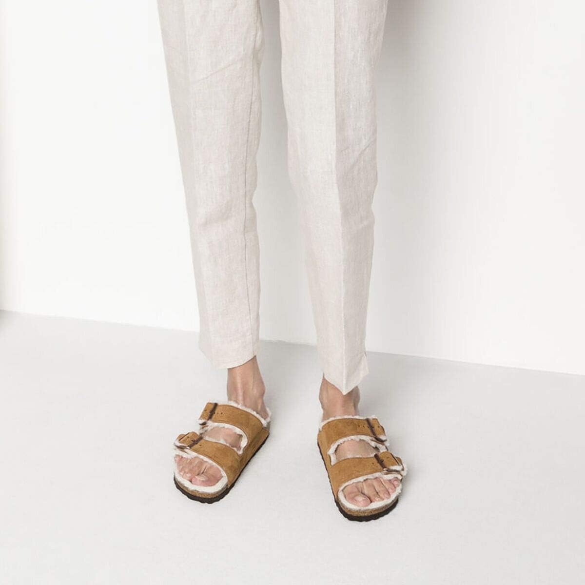  | Birkenstock Women's Arizona Shearling | Slides