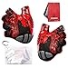 ZOOKKI Cycling Gloves Mountain Bike Gloves Road Racing Bicycle Gloves Light Silicone Gel Pad Riding Gloves Half Finger Biking Gloves Men/Women Work Gloves