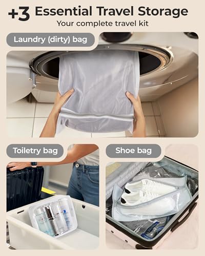 BAGSMART Travel Vacuum Bags with Rechargeable Electric Pump, 18PC Kit photo 11