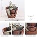 Plant Pot, Hgrope Mini Size Creative Fairy Garden Plant Containers, Hanging Garden Design with Sweet House for Flowers and Plants