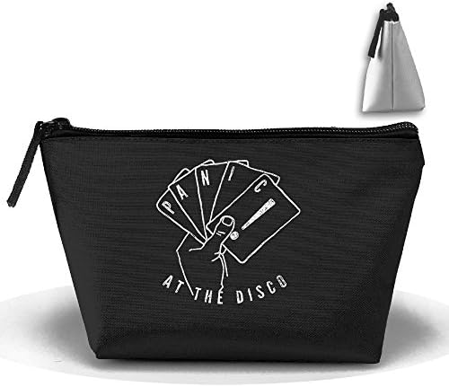 CUUO Panic At The Disco Portable Toiletry Bag Make Up Cosmetic Bag Storage Organizer Lady Hand Travel