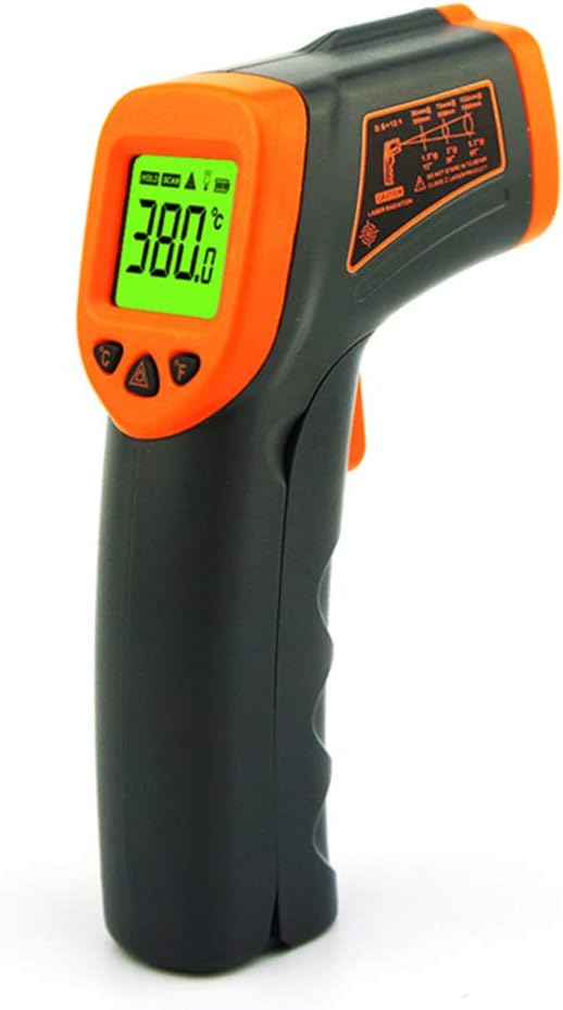 GXLXY Infrared thermometer, Industrial high-precision air-conditioning water temperature baking test Oil temperature measuring gun Handheld Thermometer