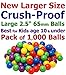 CMS Limited Time Offer Pack of 1000 Multi-Color Large 2.5