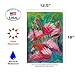 Toland Home Garden Flamingo Fancy 12.5 x 18 Inch Decorative Colorful Tropical Pink Bird Garden Flag