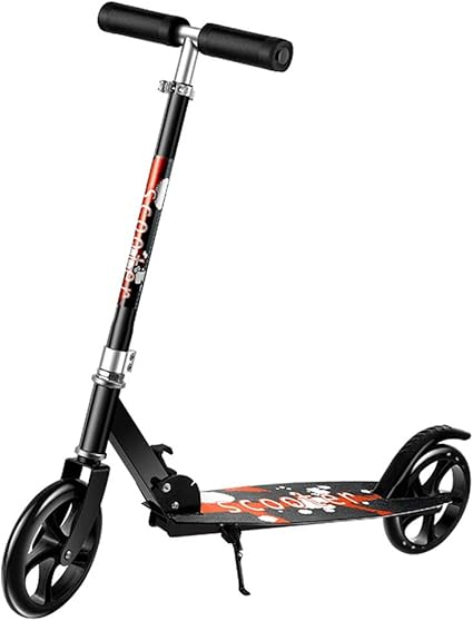 LJHBC Wheel Scooter PU Big Wheel 
