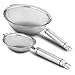 ORBLUE 4-Inch Fine Mesh Food Strainer, Stainless Steel Kitchen Colander