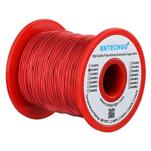 BNTECHGO 20 AWG Wire Enameled Copper Wire Enameled